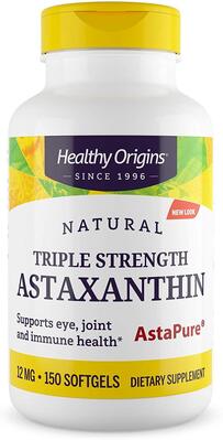 Астаксантин Healthy Origins Astaxanthin 12 мг, 150 капсул