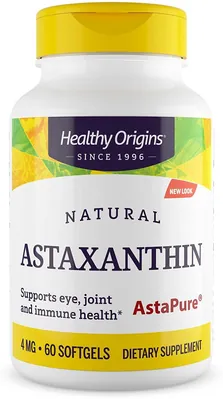 Астаксантин Healthy Origins Astaxanthin 4 мг, 60 капсул