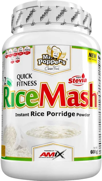 Каша рисова Amix Nutrition Mr.Popper's RiceMash печиво з арахісовим маслом, 600 г
