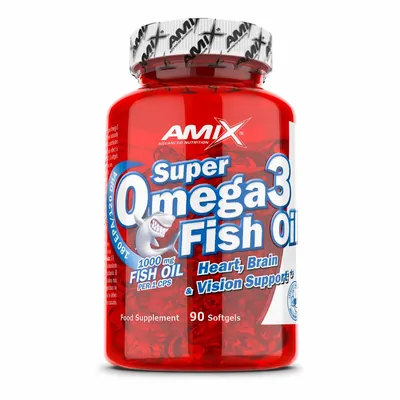 Омега 3 Amix Nutrition Super Omega 3 Fish Oil 1000 мг, 90 м'яких капсул