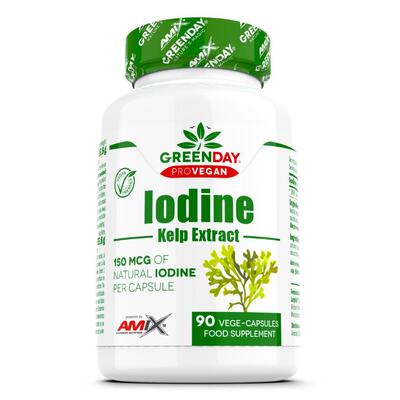 Келп Amix Nutrition GreenDay ProVegan Natural Iodine Kelp Extract, 90 капсул