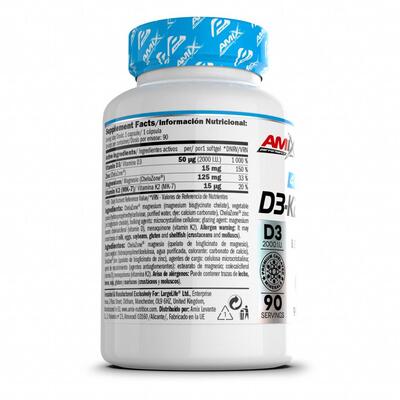 Витаминно-минеральный комплекс Amix Nutrition Performance D3-K2-MG-ZN, 90 капсул