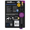 Комплект AnimAll VetLine Double Guard нашийник з протипаразитарною стрічкою, 20 мм, 320–400 мм, пурпуровий