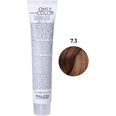 Крем-краска для волос Palco Professional Only Color безаммиачная № 7.3 блонд золото, 100 мл