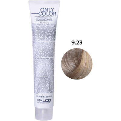 Крем-краска для волос Palco Professional Only Color безаммиачная № 9.23 очень светлый блонд золотой ирис, 100 мл