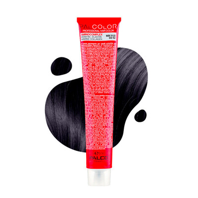 Крем-краска для волос Palco Professional Color № 1.8 чёрно-синий 100 мл.