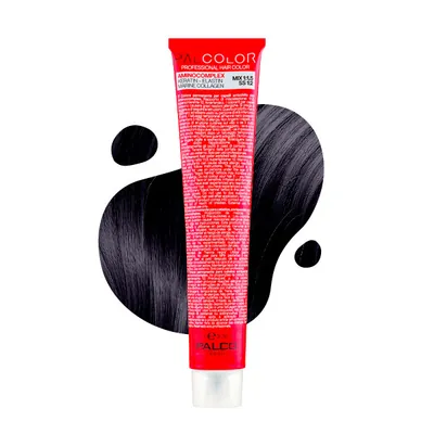Крем-фарба для волосся Palco Professional Color № 1.8 чорно-синій 100 мл.