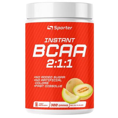 Аминокислоты Sporter BCAA 2:1:1 Instant, вкус дыня, 300 г