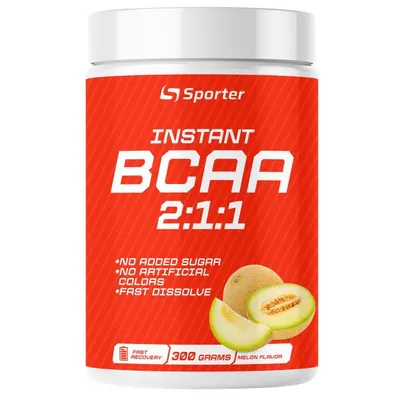 Амінокислоти Sporter Instant BCAA 2:1:1 диня, 300 г