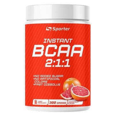 Амінокислоти Sporter BCAA 2:1:1 Instant, смак грейпфрут, 300 г