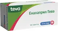 Еналаприл-Тева таблетки по 10 мг №90 (10х9)