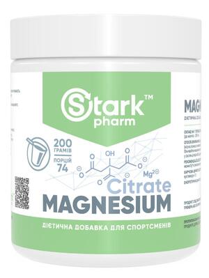 Цитрат магния Stark Pharm Magnesium Citrate порошок, 200 г