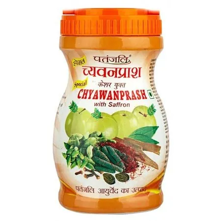 Чаванпраш з шафраном Patanjali Chyawanprash with Saffron паста, 500 г