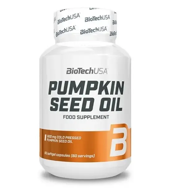 Олія гарбузового насіння Biotech Pumpkin Seed Oil капсули №60