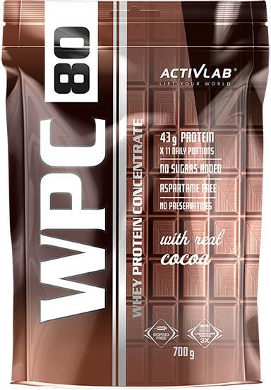 Протеин Activlab WPC 80 chocolate with truffle, 700 г