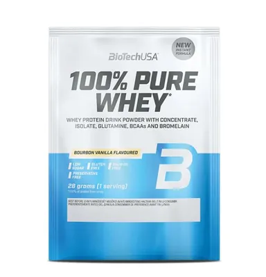 Протеїн сироватковий змішаний Biotech 100% Pure Whey банан, 28 г