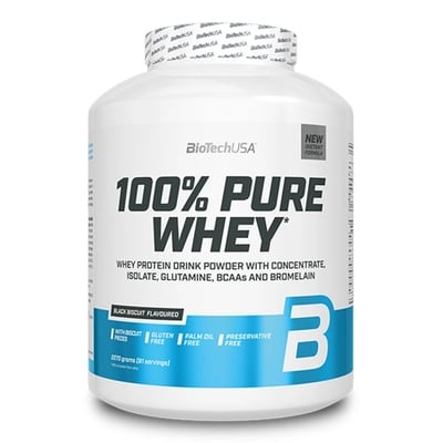 Протеин Biotech 100% Pure Whey black biscuit, 2,27 кг