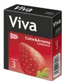 Презервативи Viva Color & Aroma кольорові ароматизовані, 3 штук