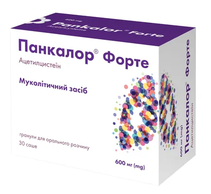 Панкалор форте гранули д/ор. р-ну 600 мг по 3 г №30 у саше