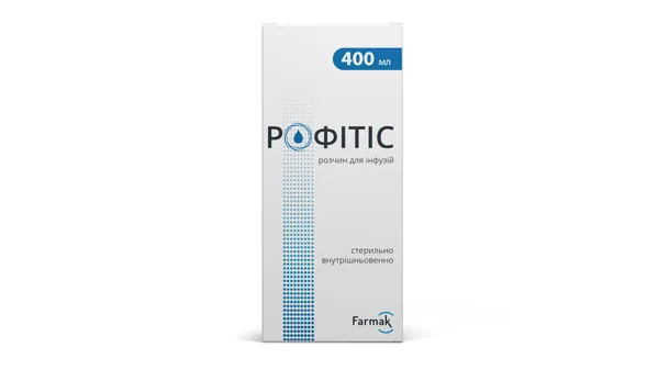Рофітіс розчин д/інф. по 400 мл у флак.