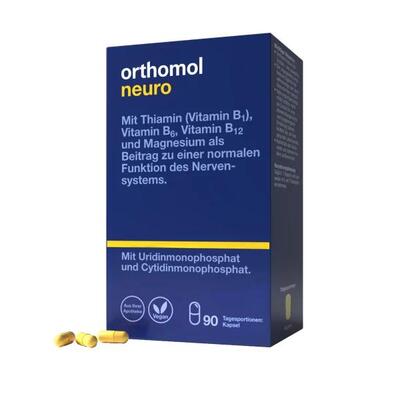 Ортомол Neuro капсули для нормального функціонування нервової системи, курс 30 днів