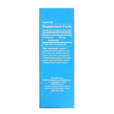 Дисульфат тозилат SAMe Life Extension S-Adenosyl-Methionine таблетки по 400 мг №30