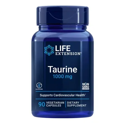Таурин Life Extension Taurine 1000 мг, 90 вегетаріанських капсул