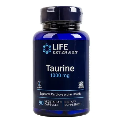 Таурин Life Extension Taurine 1000 мг, 90 вегетаріанських капсул