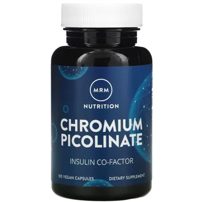 Піколінат хрому MRM Nutrition Chromium Picolinate веганські капсули по 200 мкг №100