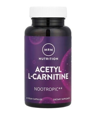 Ацетил L-карнитин MRM Nutrition Acetyl L-Carnitine веганские капсулы №60