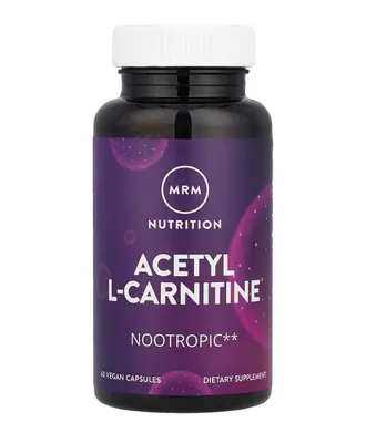 Ацетил L-карнитин MRM Nutrition Acetyl L-Carnitine веганські капсули №60