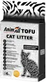 Наповнювач для туалету AnimAll ТОФУ з активованим вугіллям, 2,6 кг (6 л)