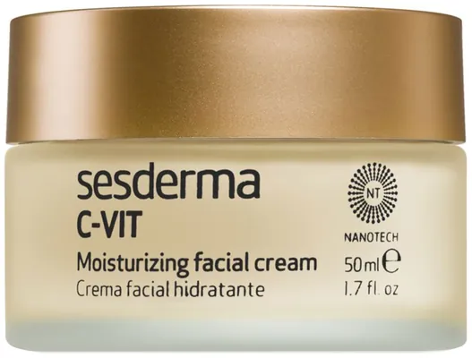 Крем для обличчя Sesderma C-VIT з вітаміном С зволожуючий від зморшок, 50 мл