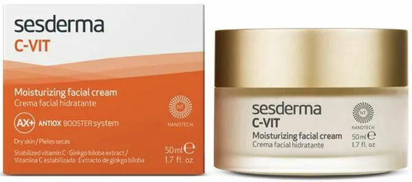 Крем для обличчя Sesderma C-VIT з вітаміном С зволожуючий від зморшок, 50 мл