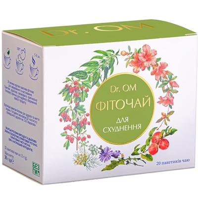Фиточай Dr.ОМ для похудения в круглых пакетиках №20
