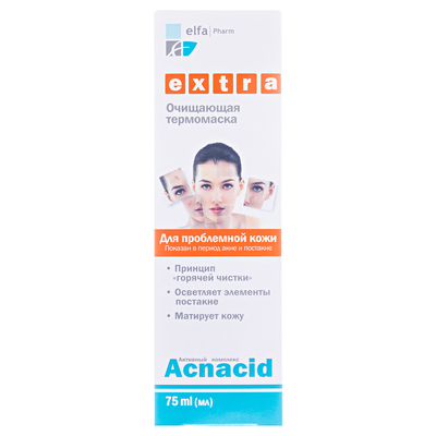 Маска для лица Acnacid очищающая, 75 мл