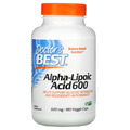 Альфа-липоевая кислота Doctor's Best Alpha-Lipoic Acid 600 мг, 180 капсул