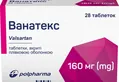 Ванатекс таблетки, в/плів. обол. по 160 мг №28 (14х2)