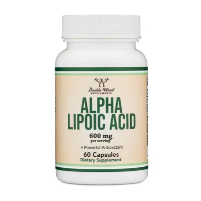 Альфа-ліпоєва кислота Double Wood Alpha Lipoic Acid 600 мг, 60 капсул
