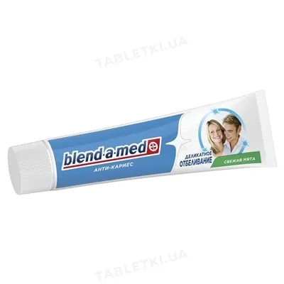 Зубна паста Blend-a-med Анти-карієс Делікатне відбілювання Свіжа м'ята, 100 мл