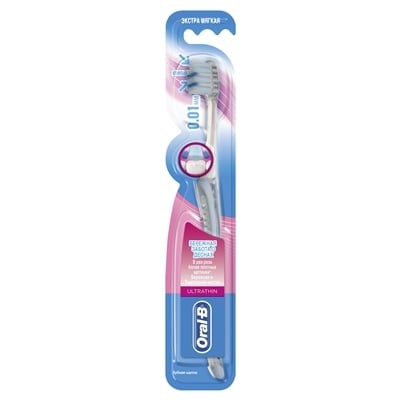 Зубна щітка Oral-B Ultra Thin, дбайливий захист про ясна, 1 штука