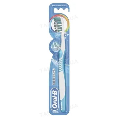 Зубна щітка Oral-B Комплекс, глибока чистка, середньої жосткості, 1 штука