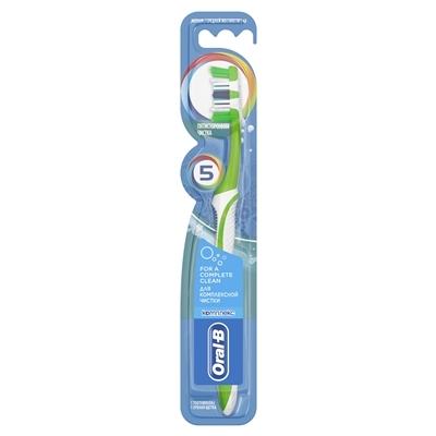 Зубна щітка Oral-B Комплекс, п'ятистороння чистка, 1 штука