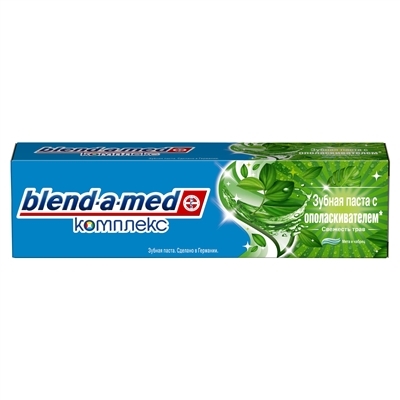 Зубная паста Blend-a-med Комплекс с ополаскивателем Мята и чебрец, 100 ...