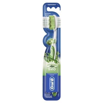 Зубна щітка Oral-B Біо, Бережна чистка, 1 штука