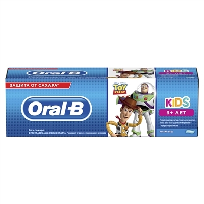 Зубная паста Oral-b Kids История Игрушек, легкий вкус, 75 мл