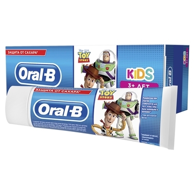 Зубная паста Oral-b Kids История Игрушек, легкий вкус, 75 мл