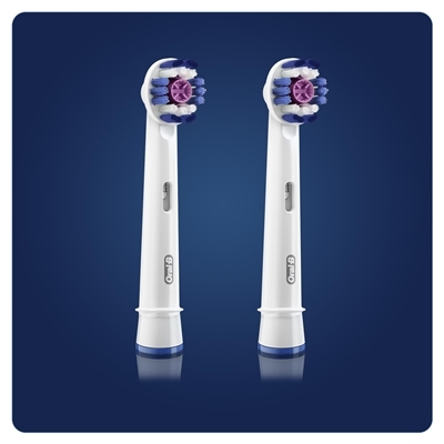 Сменные насадки для электрической щётки Oral-B 3D White, 2 шт
