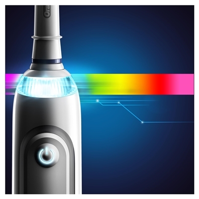 Електрична зубна щітка Oral-B Genius 8000, біла