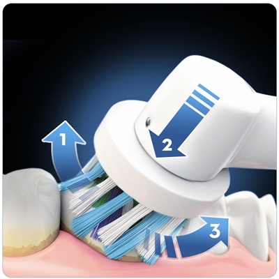 Електрична зубна щітка Oral-B Genius 8000, біла